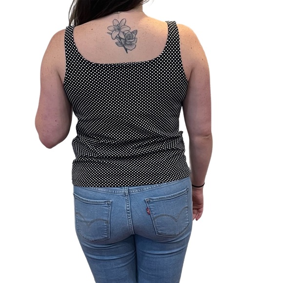 EUC Karen Scott Polka Dot Tank - Picture 2 of 4